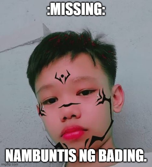 Renier Cardenas | :MISSING:; NAMBUNTIS NG BADING. | image tagged in renier cardenas | made w/ Imgflip meme maker