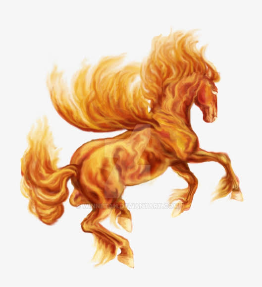High Quality Flaming Horse Blank Meme Template