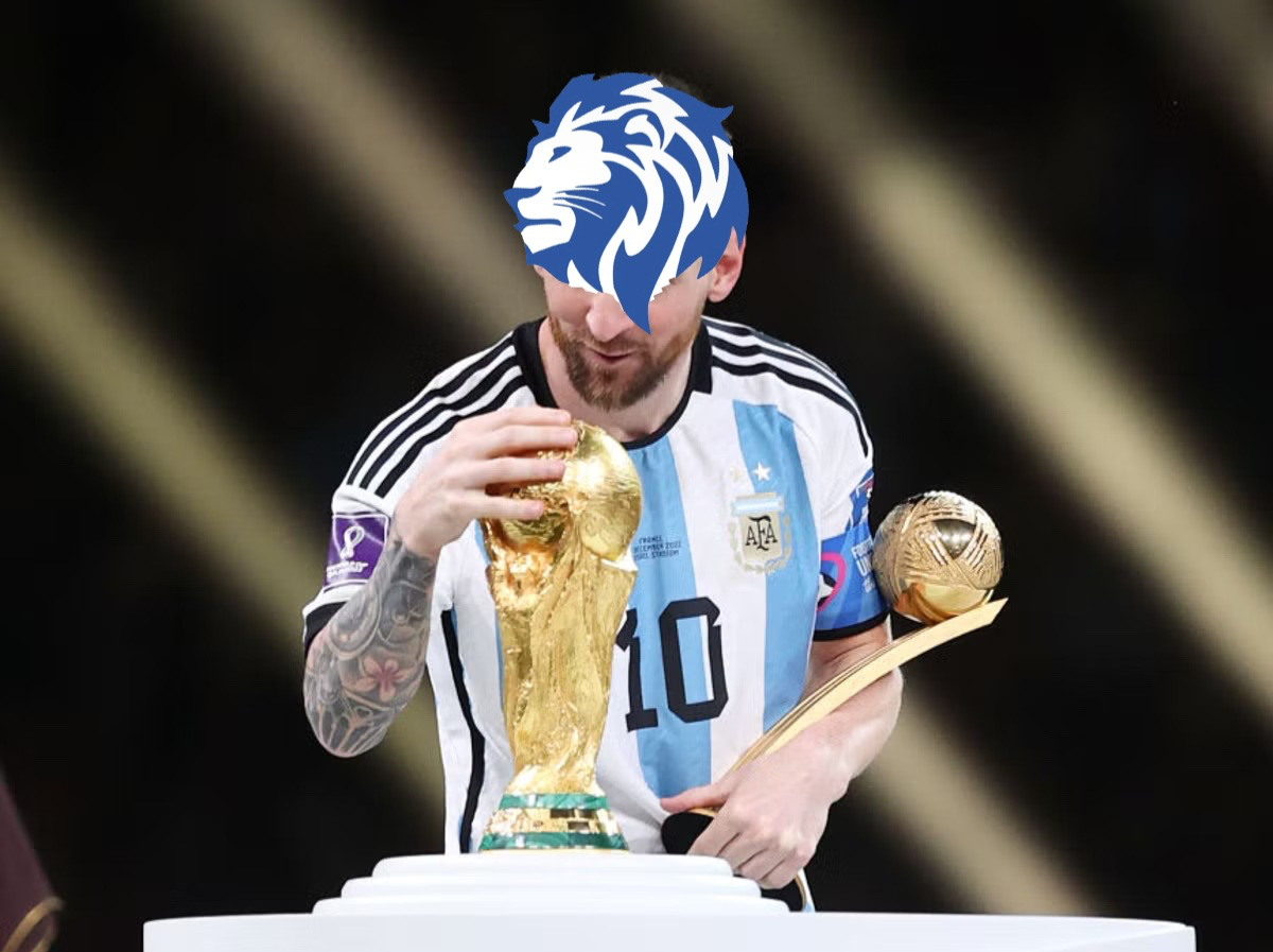 High Quality Conservative Party as Lionel Messi Blank Meme Template