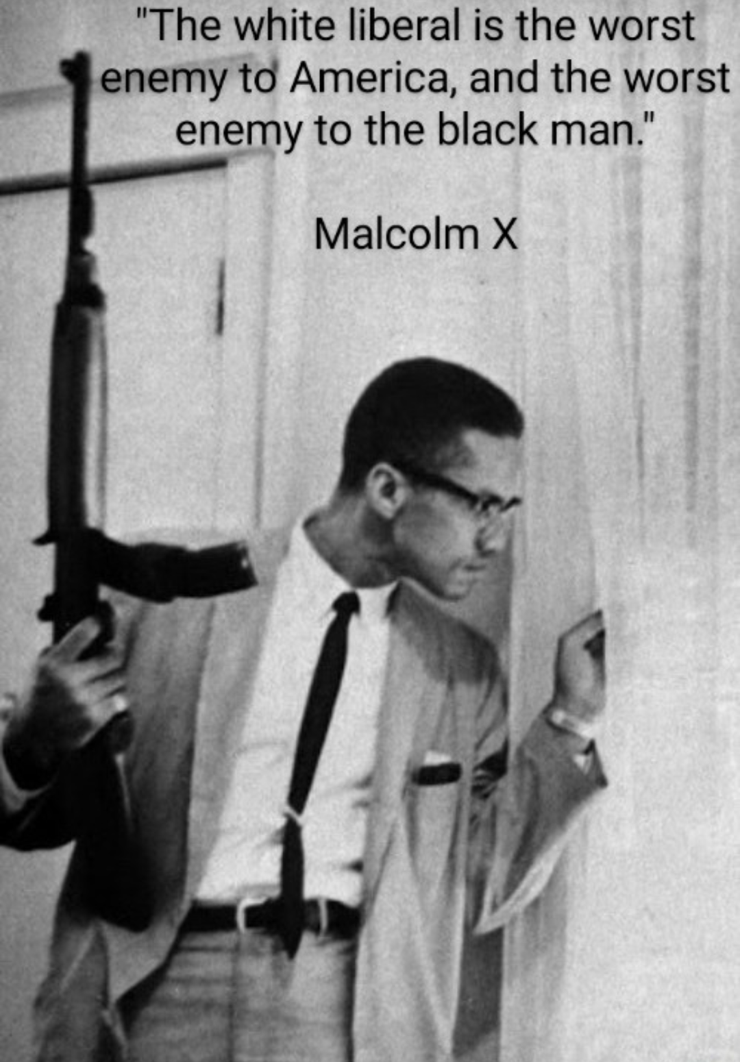 Malcolm X Blank Meme Template