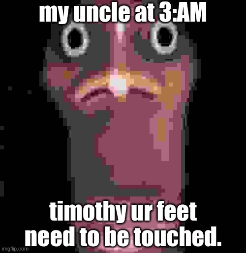 The Ohio Butt Tickiler | my uncle at 3:AM; timothy ur feet need to be touched. | image tagged in quandale dingle | made w/ Imgflip meme maker