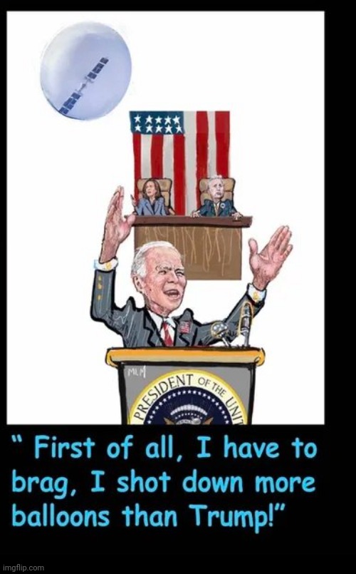 Tonight's State of The Union | image tagged in creepy joe biden,sucks,hot air balloon,how dare you stand where he stood,creepy uncle joe,trump derangement syndrome | made w/ Imgflip meme maker