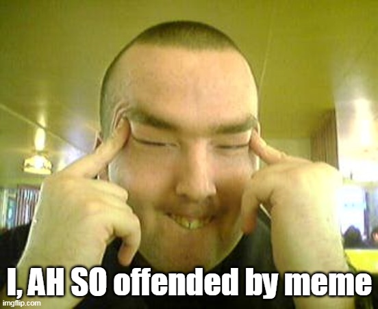 I, AH SO offended by meme | made w/ Imgflip meme maker