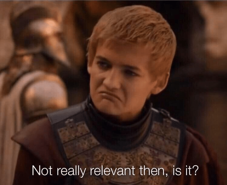 joffery not really relevant Blank Meme Template