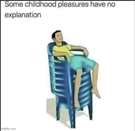chairman! | image tagged in wholesome,repost,memes,childhood,funny,chair | made w/ Imgflip meme maker
