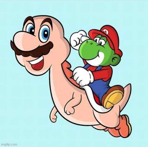 Cursed Mario | image tagged in cursed image,cursed mario | made w/ Imgflip meme maker