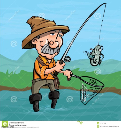 Man catching fish  | image tagged in man catching fish | made w/ Imgflip meme maker