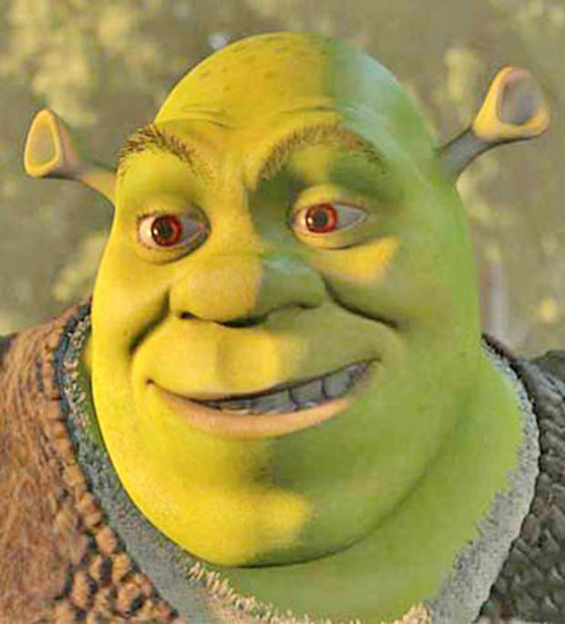 Shrek face Blank Template - Imgflip