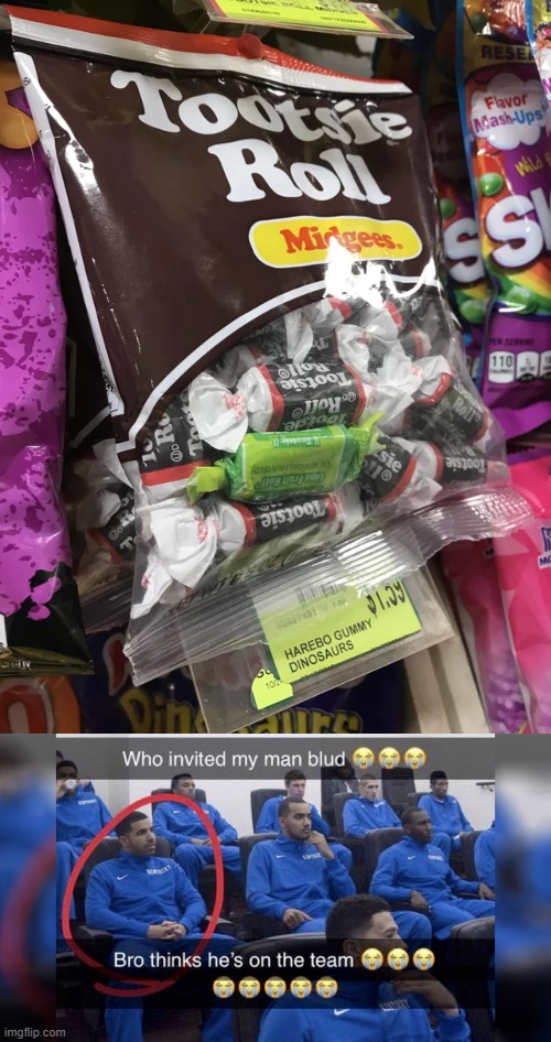 Who invited the Green candy bruhhhhh | image tagged in who invited my man blud,candy,memes,you had one job,failure,funny | made w/ Imgflip meme maker