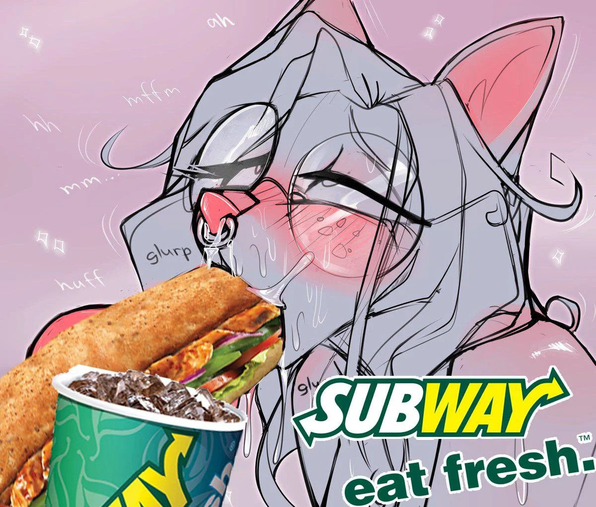 Subway is so yummy Blank Meme Template