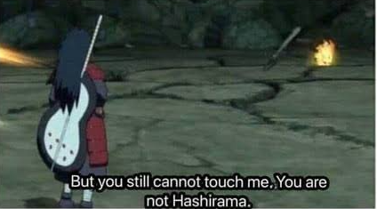 High Quality Hashirama touch Madara Blank Meme Template