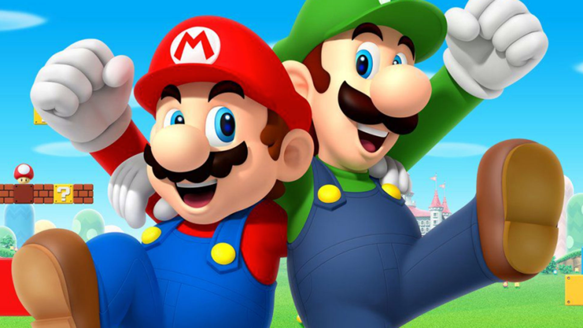 High Quality Mario and luigi Blank Meme Template