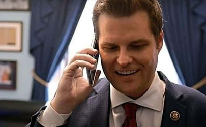 matt gaetz phone Blank Meme Template