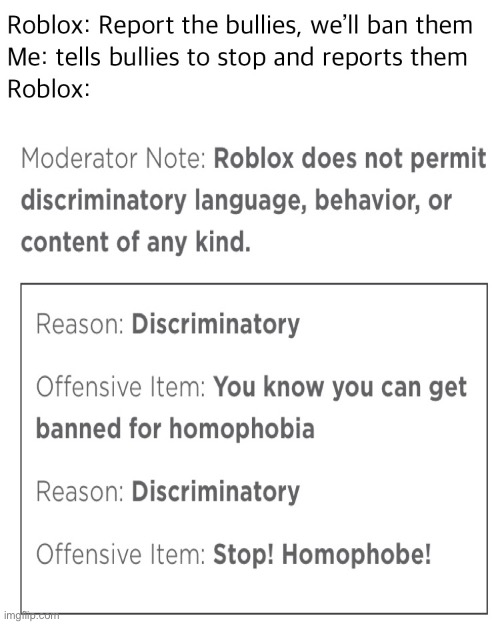 roblox bans Memes & GIFs - Imgflip