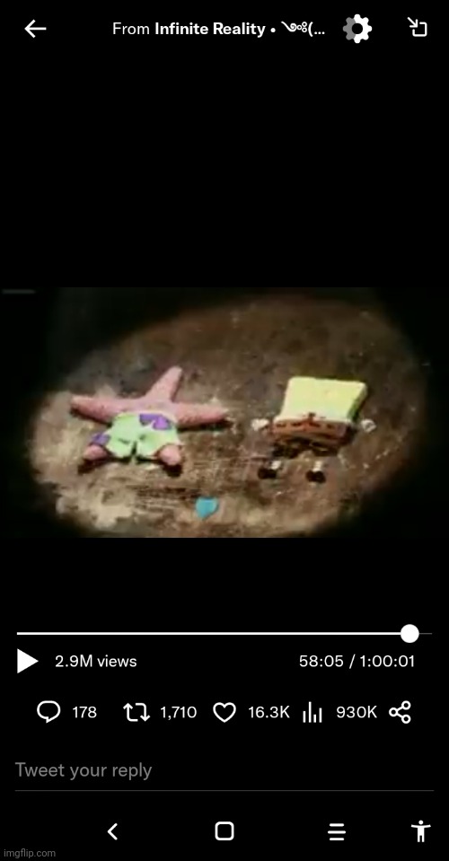 some mf on twitter really just uploaded the whole spongebob movie | made w/ Imgflip meme maker