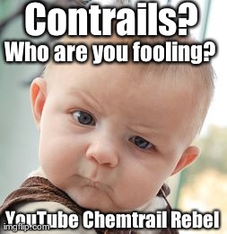 Chemtrails In Plain Sight! | Contrails? Who are you fooling? YouTube Chemtrail Rebel | image tagged in london,uk,memes,skeptical baby,chemtrails,chemtrail | made w/ Imgflip meme maker