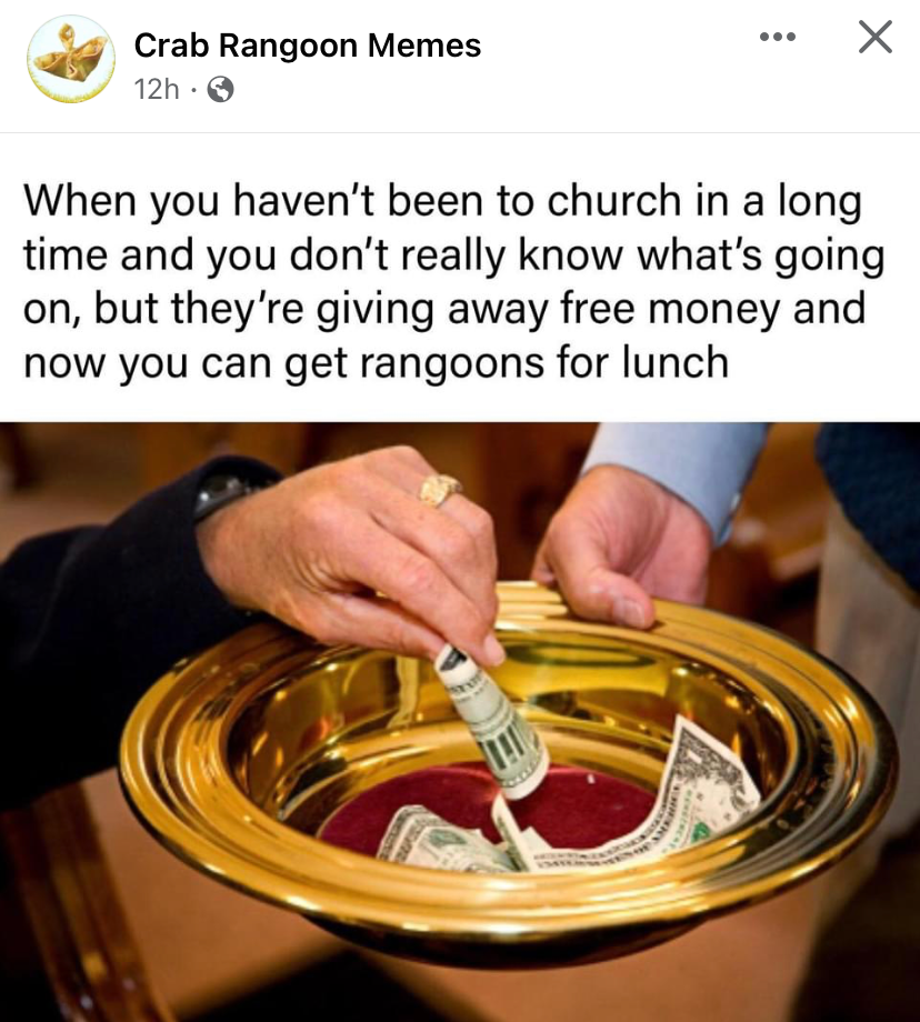 Crab Rangoon memes Blank Meme Template