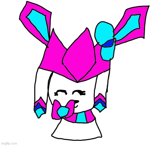 fanart for sylceon | made w/ Imgflip meme maker