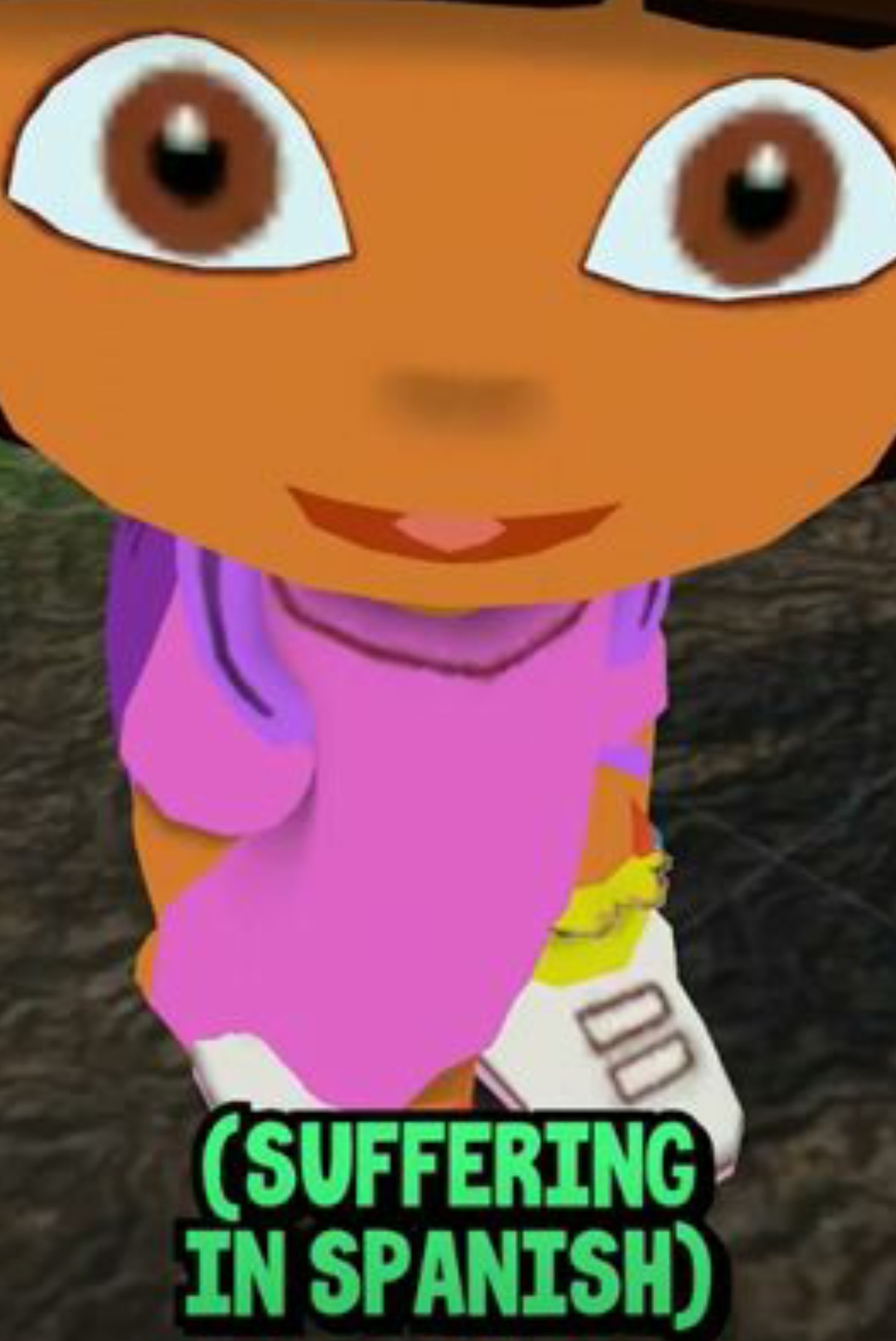 Dora suffering Blank Meme Template