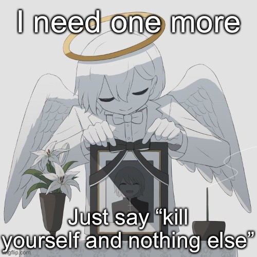 Avogado6 | I need one more; Just say “kill yourself and nothing else” | image tagged in avogado6 | made w/ Imgflip meme maker