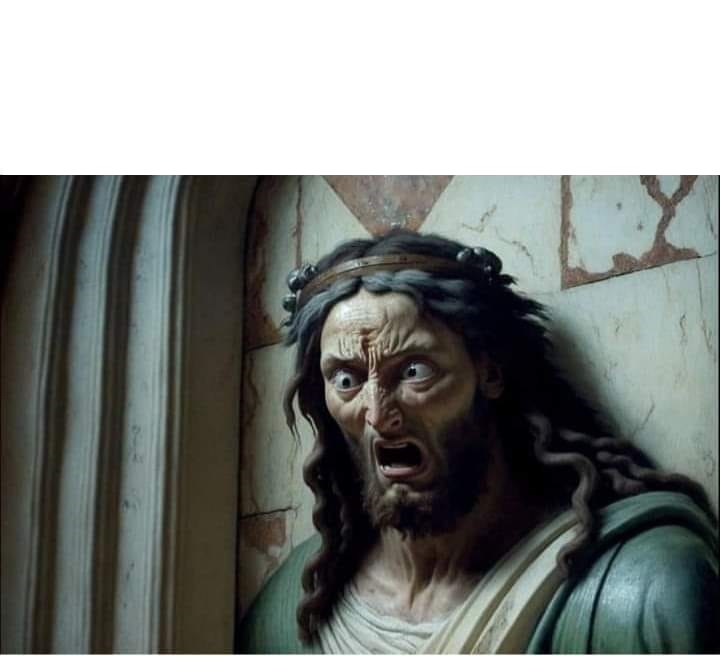 Jesus asco Blank Meme Template