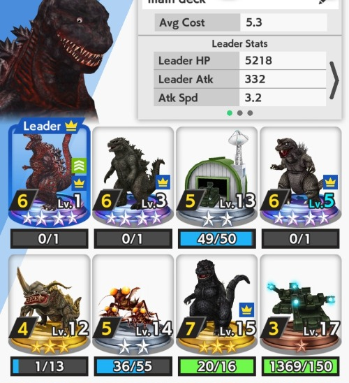 Carlos Or Something's Second Godzilla Battle Line Team Blank Meme Template