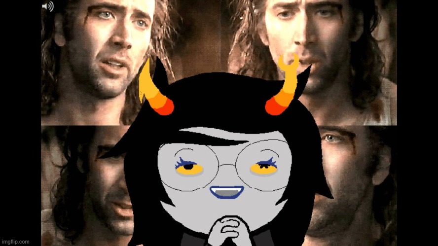 vriska being vriska | made w/ Imgflip meme maker