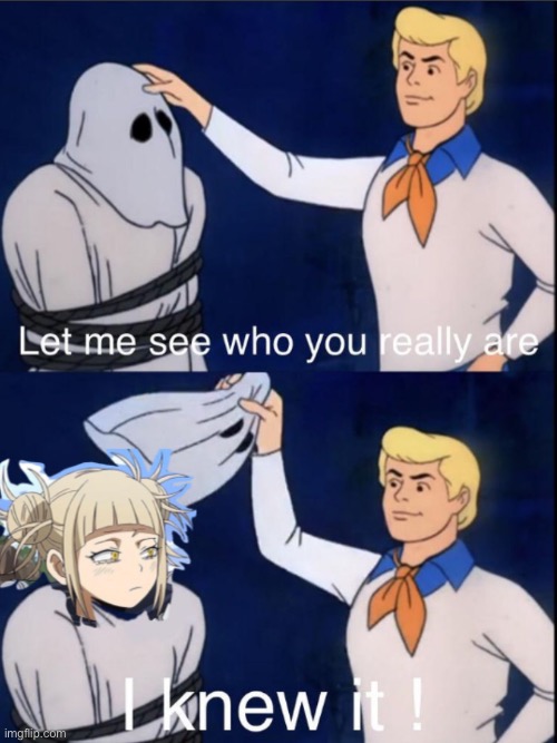 I half assed this bc 1.my pen died 2. I had to restart tracing her head 5 times and 3. I wanted to go to bed. I love toga sm :P | image tagged in anime,blood | made w/ Imgflip meme maker