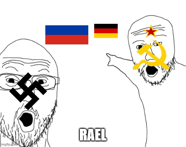 1939 europe be like: | RAEL | image tagged in soyjak pointing | made w/ Imgflip meme maker
