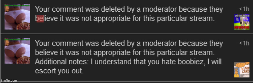 oh great, a perma-ban from the unlimited memes stream | made w/ Imgflip meme maker