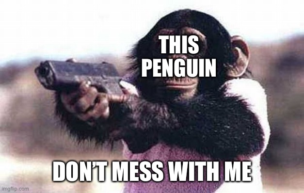 don't mess with me | THIS PENGUIN DON’T MESS WITH ME | image tagged in don't mess with me | made w/ Imgflip meme maker