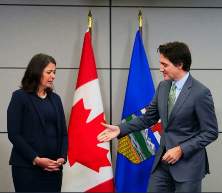 Trudeau Handshake Blank Meme Template