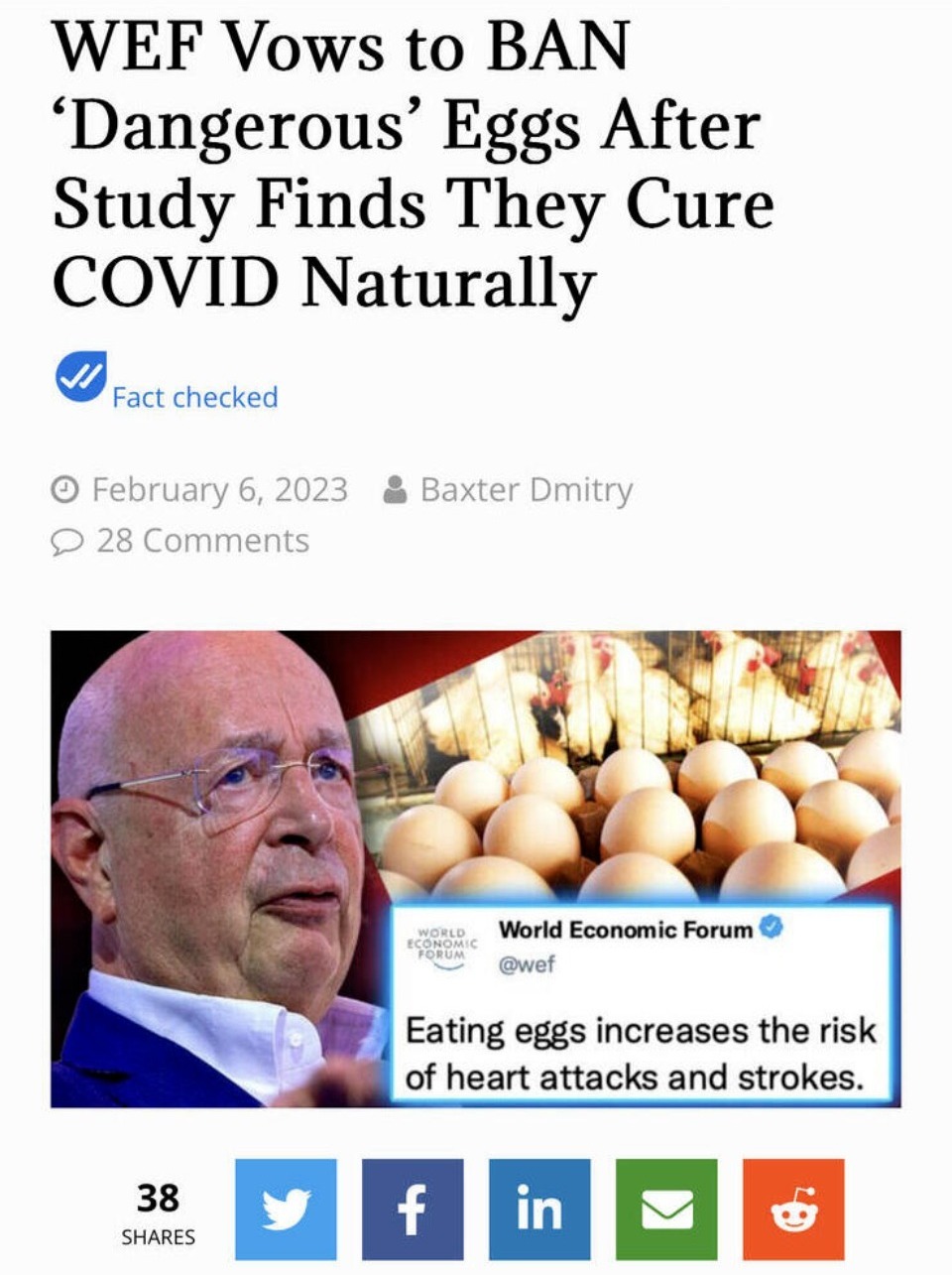 Now you know why the WEF is trying to ban eggs. | image tagged in covidiots,covid cure,liar liar my teacher says,liar liar pants on fire,liar liar,little hitler | made w/ Imgflip meme maker