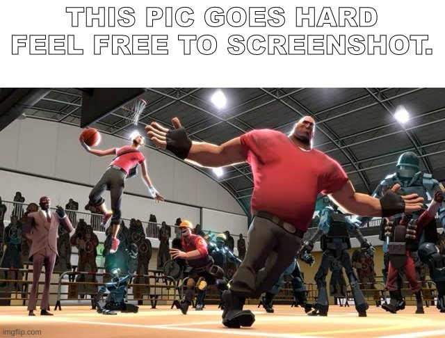 Tf2 Ballin | THIS PIC GOES HARD
FEEL FREE TO SCREENSHOT. | image tagged in tf2 ballin | made w/ Imgflip meme maker