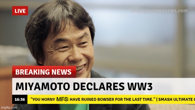 Shigeru Miyamoto Blank Template - Imgflip