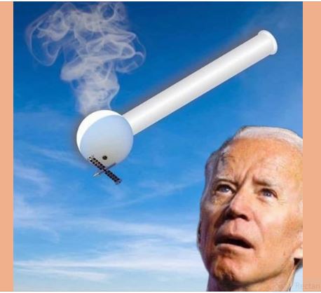 High Quality Biden Crack Pipe Balloon Blank Meme Template