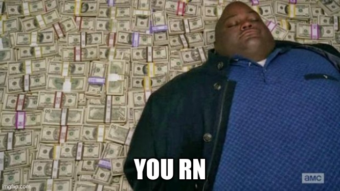 huell money | YOU RN | image tagged in huell money | made w/ Imgflip meme maker