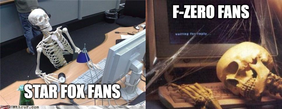 Star Fox fans and F-Zero fans be like |  F-ZERO FANS; STAR FOX FANS | image tagged in star fox,starfox,f zero,f-zero,nintendo | made w/ Imgflip meme maker