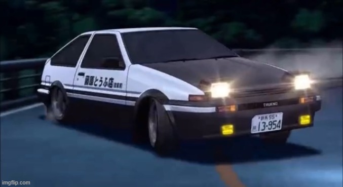 Initial D | image tagged in initial d | made w/ Imgflip meme maker