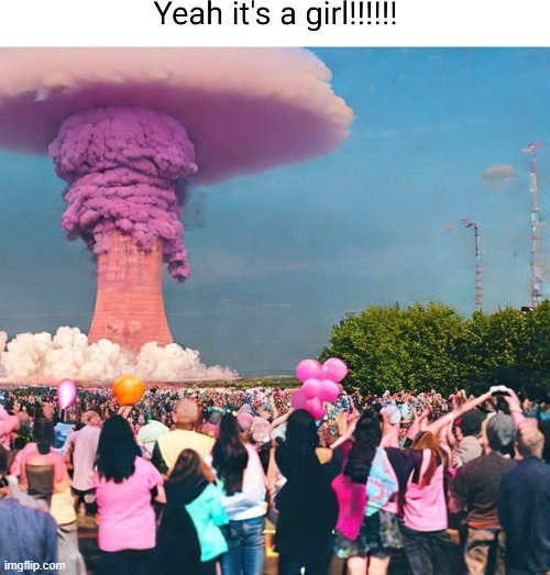 pink nuke | image tagged in weapons | made w/ Imgflip meme maker
