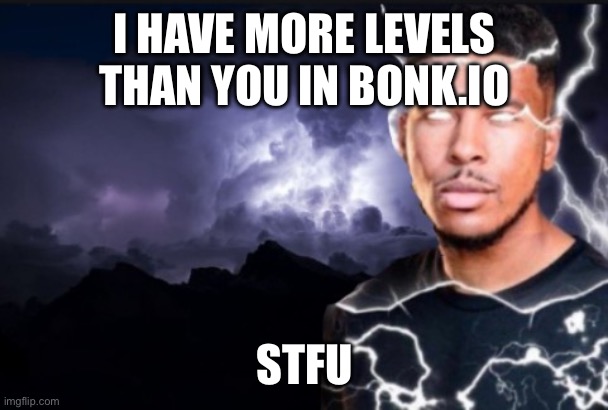 Your argument is invalid | I HAVE MORE LEVELS THAN YOU IN BONK.IO; STFU | image tagged in you should kill yourself now | made w/ Imgflip meme maker