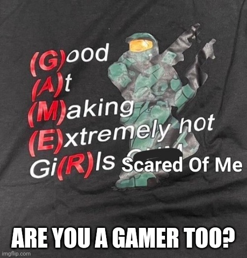 What gamer really means | ARE YOU A GAMER TOO? | image tagged in gaming | made w/ Imgflip meme maker