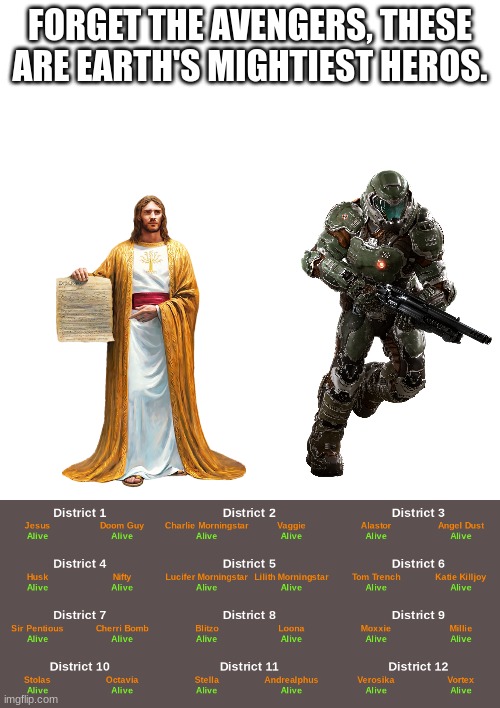 FORGET THE AVENGERS, THESE ARE EARTH'S MIGHTIEST HEROS. | made w/ Imgflip meme maker