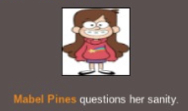 High Quality Mabel Pines questions her sanity Blank Meme Template