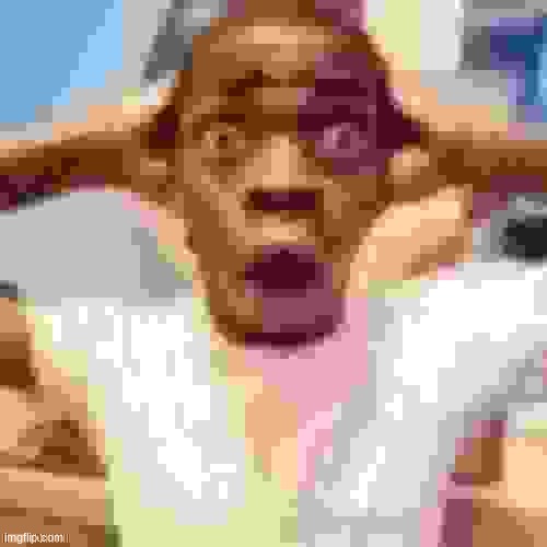 repost but with max jpeg degrade and min quality | made w/ Imgflip meme maker