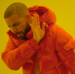 High Quality Drake Hotline Blank Meme Template