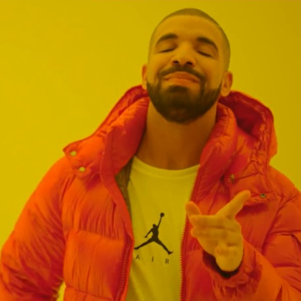 High Quality Drake Hotline Blank Meme Template