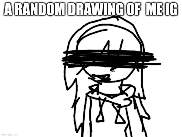 yes | A RANDOM DRAWING OF  ME IG | image tagged in hoi,why are you reading the tags | made w/ Imgflip meme maker