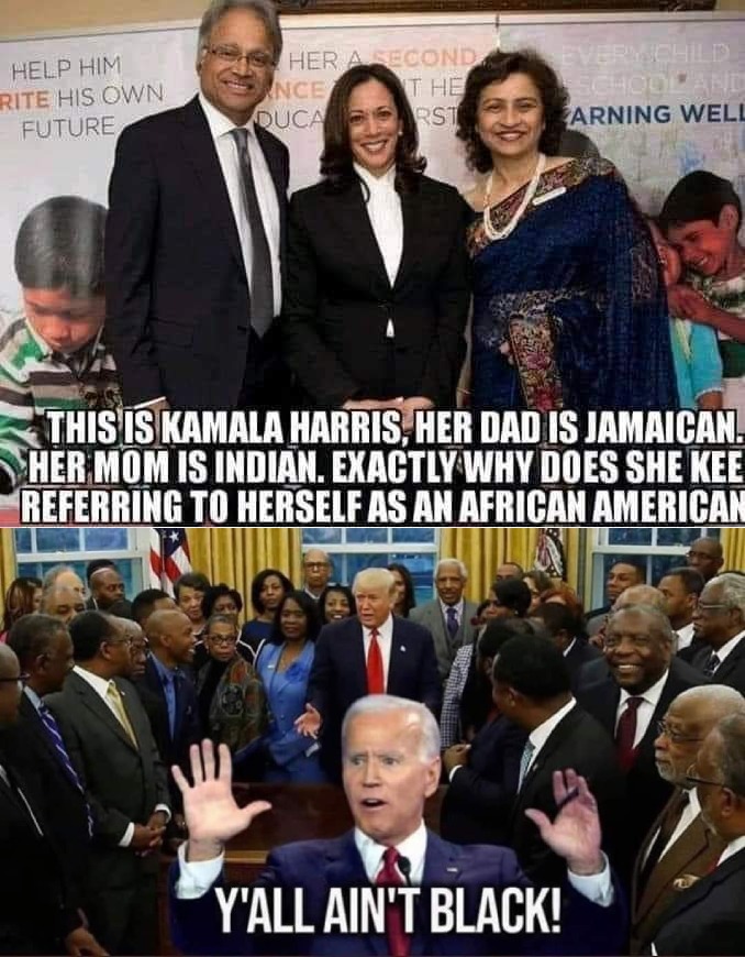 Kamala Black History Month Blank Meme Template