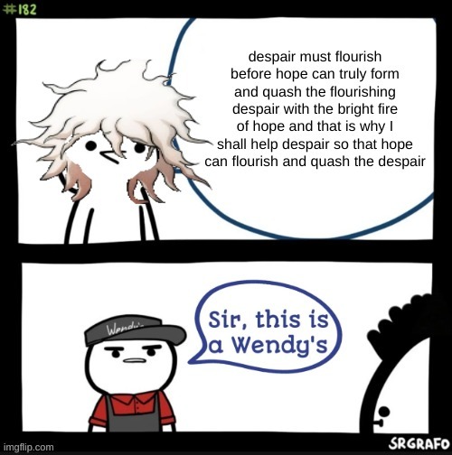 Repost from my danganronpa stream | image tagged in memes,repost | made w/ Imgflip meme maker